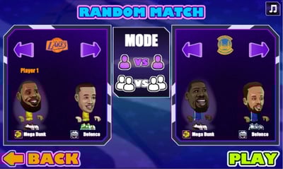 capturas de pantalla del juego basketball-stars